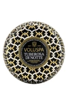 VOLUSPA MAISON NOIR TUBEROSA DI NOTTE MAISON METALLO TWO-WICK CANDLE,2537