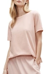 Eileen Fisher Crewneck T-shirt In Dawn