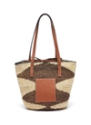 Loewe 'paula's Ibiza Shigra' Woven Agave Shoulder Bag In Multi-colour
