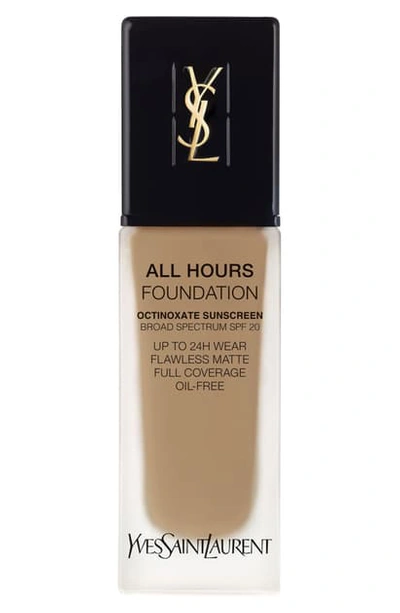 Saint Laurent All Hours Full Coverage Matte Foundation Spf 20 In Bd65 Warm Bronze