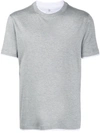 Brunello Cucinelli Layered-effect T-shirt In Grey