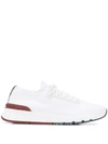 Brunello Cucinelli Leather Low-top Sneakers In White