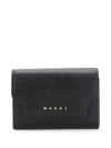 Marni Logo Lettering Wallet In Black