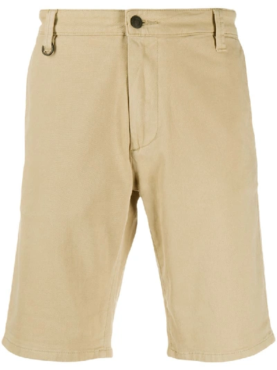 Neuw Cody Tapered-leg Bermuda Shorts In Neutrals