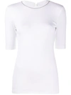 Brunello Cucinelli Woman T-shirt White Size Xl Cotton, Elastane, Brass In White