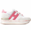 HOGAN WHITE MIDI H222 SNEAKERS,11412460