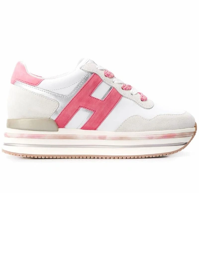 Hogan White Midi H222 Sneakers