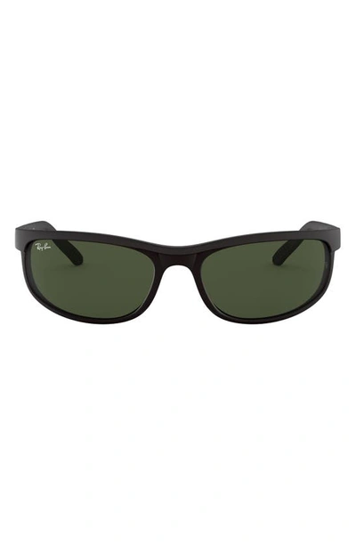 Ray Ban Pillow Oversize 62mm Sunglasses In Matte Black