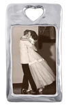 Mariposa First Comes Love Open Heart Frame In Silver