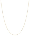 Zoë Chicco 14k Yellow Gold Tiny Cable Chain, 18 In Yellow Gold