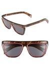 FENDI 55MM FLAT TOP SUNGLASSES,FF0384S