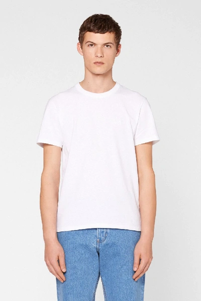 Ami Alexandre Mattiussi Ami Embroidered T-shirt In White