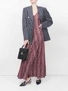 ALEXA CHUNG Snake Print Maxi Dress