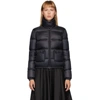 Moncler Lannic Water Resistant Down Puffer Jacket In Black