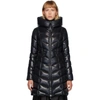 Moncler Marus Quilted 750 Fill Power Down Hooded Puffer Coat In Black