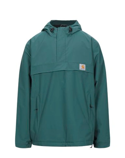 Carhartt Jackets In Deep Jade