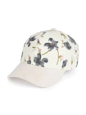 floral ball cap