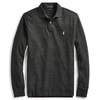 Polo Ralph Lauren Classic Fit Long-sleeve Polo In Black Heather