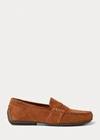 Polo Ralph Lauren Reynold Suede Driver In Snuff