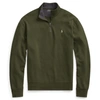 Polo Ralph Lauren Jersey Half-zip Pullover In Green
