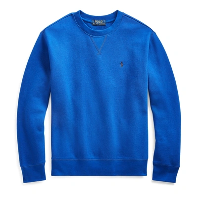 Polo Ralph Lauren Cotton-blend-fleece Sweatshirt In Rugby Royal