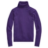Polo Ralph Lauren Cashmere Turtleneck Sweater In Noble Purple