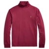 Polo Ralph Lauren Soft Cotton Turtleneck In Classic Wine