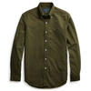 Polo Ralph Lauren Garment-dyed Oxford Shirt In Compny Olv