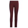 Ralph Lauren Stretch Twill Skinny Pant In Pinot Noir