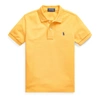 Polo Ralph Lauren Kids' Cotton Mesh Polo Shirt In Gold Bugle