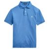 Polo Ralph Lauren Classic Fit Mesh Polo Shirt In Blue