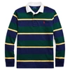 Polo Ralph Lauren The Iconic Rugby Shirt In College Green Multi