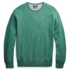 Ralph Lauren Cotton Crewneck Sweater In Stuart Green Heather