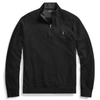 Polo Ralph Lauren Jersey Half-zip Pullover In Black