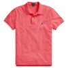 Ralph Lauren Classic Fit Mesh Polo Shirt In Nantucket Red