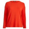 Polo Ralph Lauren Stretch Long-sleeve Tee In Sporting Orange