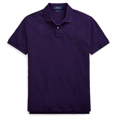 Polo Ralph Lauren Classic Fit Mesh Polo Shirt In Branford Purple