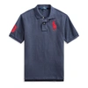 Polo Ralph Lauren Kids' Cotton Mesh Polo Shirt In Basic Navy Heather