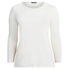 Polo Ralph Lauren Stretch Long-sleeve Tee In Mascarpone Cream