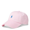 Polo Ralph Lauren Cotton Chino Ball Cap In Carmel Pink