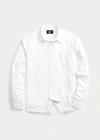 Double Rl Twill Workshirt In White