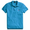 Ralph Lauren Classic Fit Mesh Polo Shirt In Colby Blue