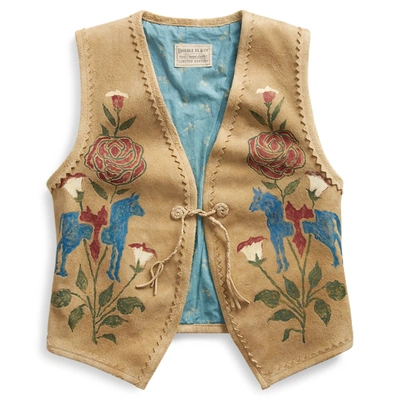 Double Rl Limited-edition Ambrose Vest In Tan