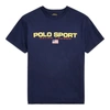 Polo Ralph Lauren Polo Sports Cotton T-shirt In Cruise Navy