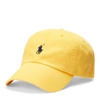 Polo Ralph Lauren Cotton Chino Baseball Cap In Chrome Yellow