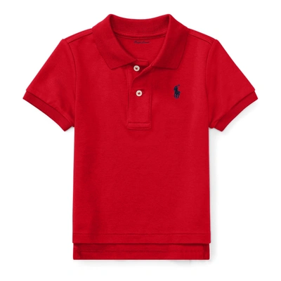 Ralph Lauren Babies' Soft Cotton Polo Shirt In Red