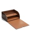 Polo Ralph Lauren Brennan Leather Writer's Box In Dark Green