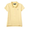 Polo Ralph Lauren Kids' Cotton Polo Shirt In Wicket Yellow