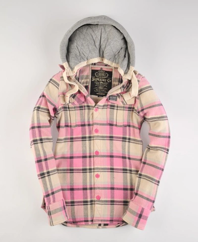 Superdry Lumberjack Hoody In Multi