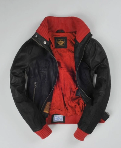 Superdry Basic Biker Jacke In Black